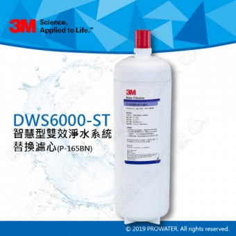 《3M淨水器》 DWS6000-ST智慧型雙效淨水系統替換濾心P-165BN軟水濾心★有效軟化硬水