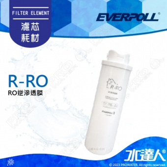 EVERPOLL  RO-600/RO600 │專用第二道RO逆滲透膜濾心/濾芯R-RO│直輸式/簡易型 RO逆滲透/純水機│適用RO500/RO-500