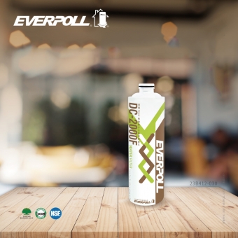 EVERPOLL 無鈉離子交換樹脂濾芯 DC2000F(DC-2000F)★濾芯採折疊式設計，過濾效果優於傳統濾芯(褐色新包裝)