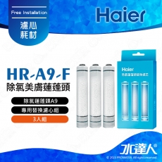 【Haier 海爾】除氯美膚蓮蓬頭/除氯蓮蓬頭A9-專用替換濾心組│3入組